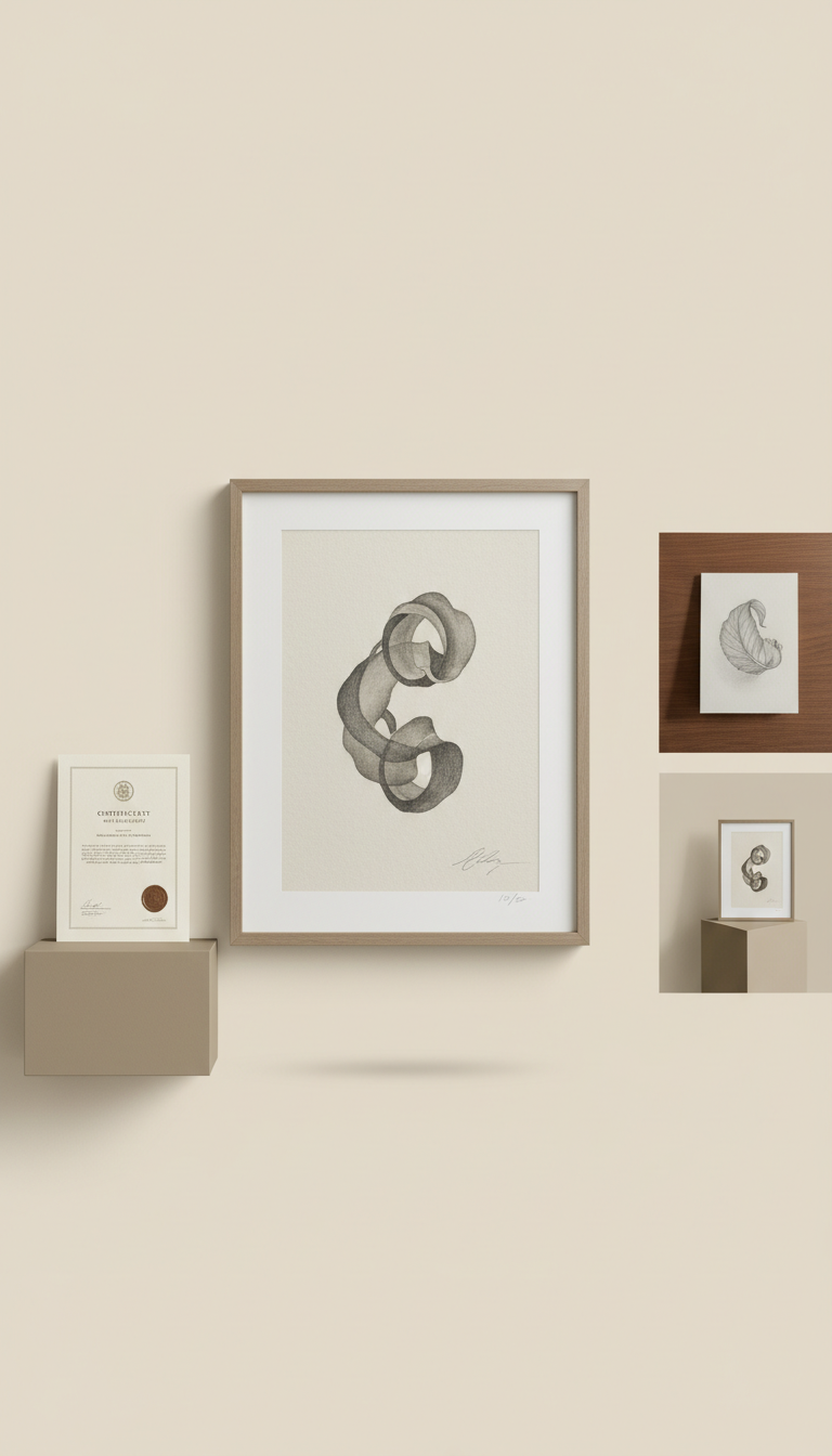 Signed and numbered giclée print with certificate of authenticity