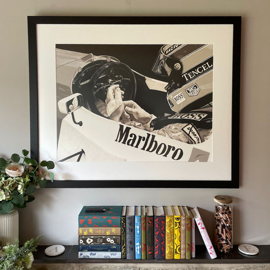 An Ayrton Senna Original Artwork
